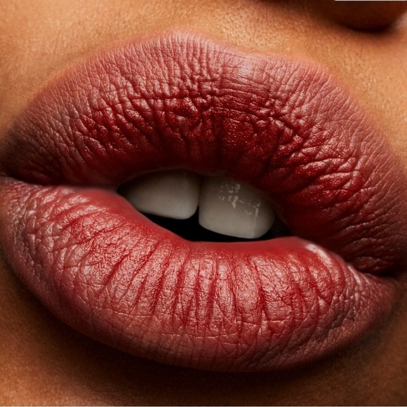 🎉HP🎉 MAC Cosmetics Powder Kiss Lipstick in 316 Devoted to Chili - Picture 4 of 8